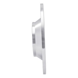 Audi A6 Quattro Brake Rotor (1) - Rear Right - R1 Concepts - Drilled & Slotted - Silver - `05-`11